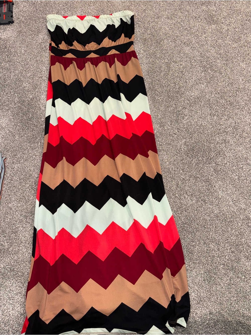 Charlotte Russe Chevron Maxi Dress